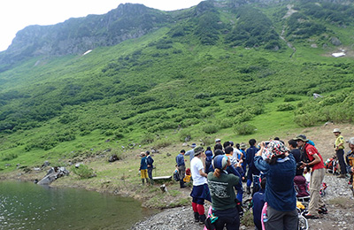 登山・下山中の写真