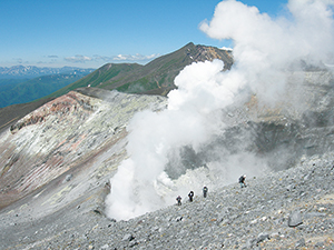 火山の写真