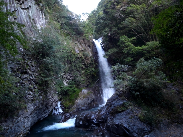 タイトル　河津七滝（釜滝）