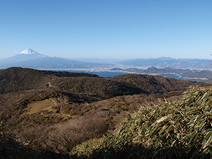 photo of Mt. Fuji as Viewed from the Izu Mountain Ridgeline Trail