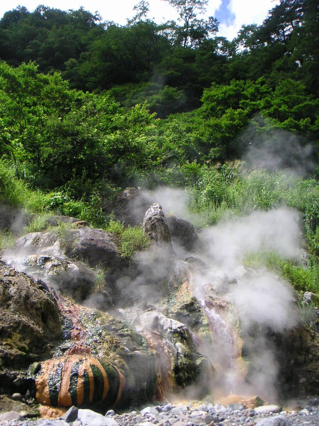 タイトル　天然記念物噴泉塔