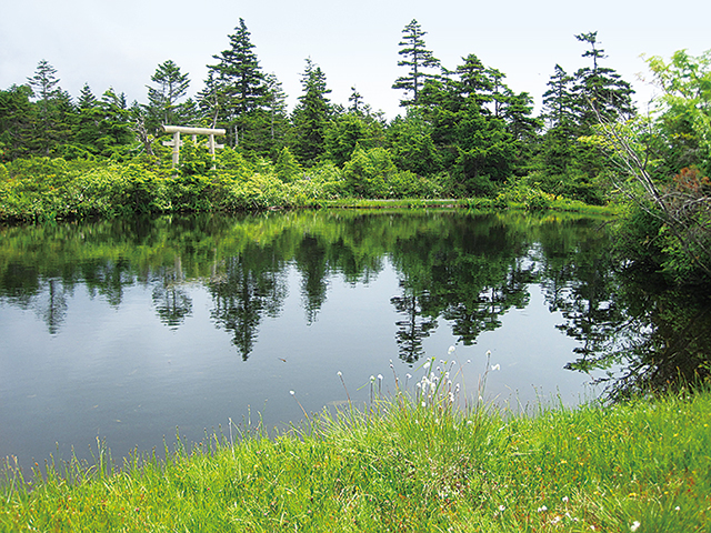 photo of Chigo-ike Pond(Mt.Yakebitai)