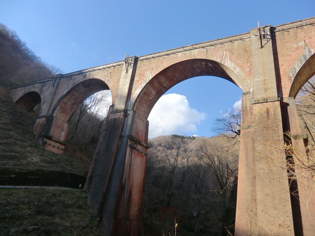 タイトル　歴史を刻む鉄道遺産、めがね橋