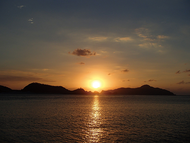 photo of Sunset and Starry Sky