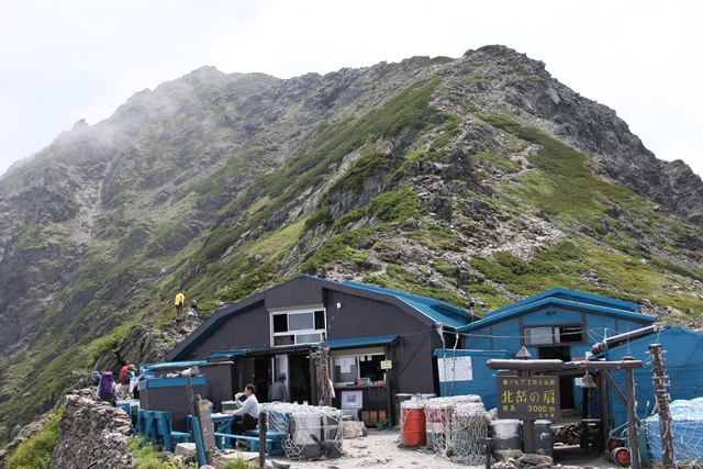 タイトル　北岳肩の小屋