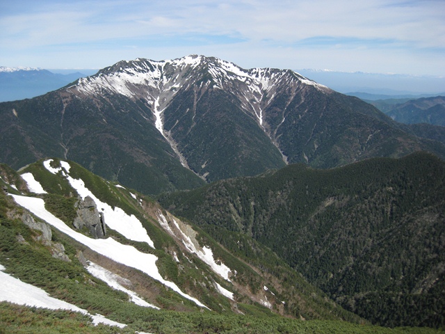 タイトル　仙丈ヶ岳　3,033ｍ