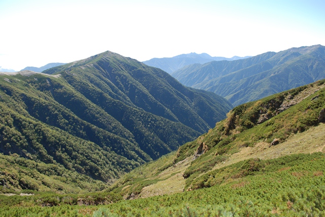 タイトル　蝙蝠岳　2,864.7ｍ