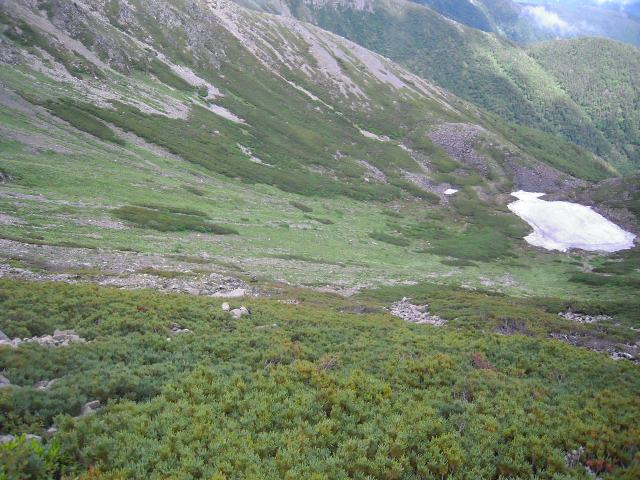 タイトル　荒川岳西カール