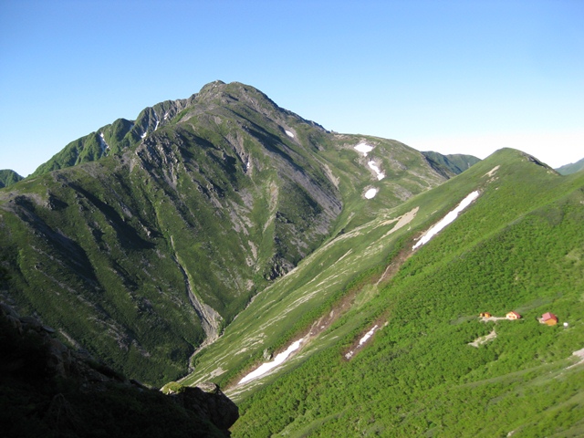 タイトル　赤石岳　3,121ｍ