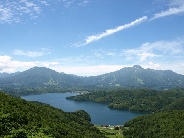 タイトル　野尻湖全景