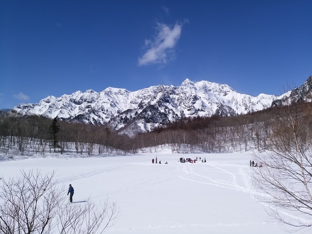 タイトル　冬の鏡池 (3)