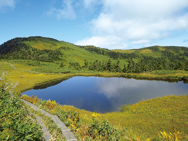 photo of Pond on Mt. Aizu-Komagatake
