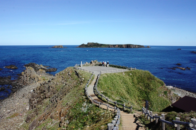 タイトル　礼文島の最北限スコトン岬