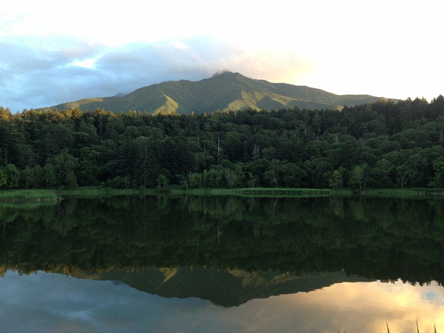 タイトル　夕暮れの姫沼