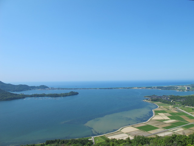 タイトル　兜山から久美浜湾