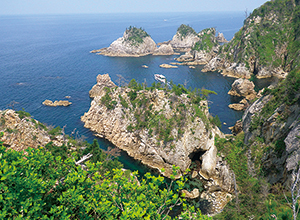 浦富海岸の写真