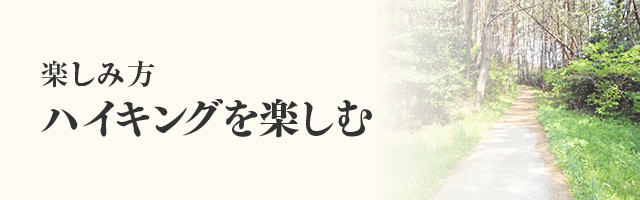 ハイキングを楽しむ