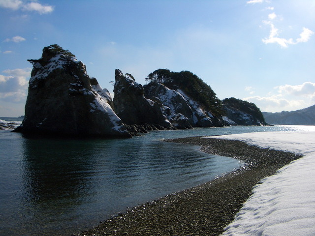 タイトル　浄土ヶ浜 2月