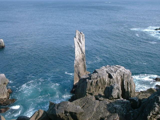 タイトル　折石・気仙沼市唐桑半島