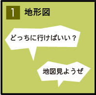 1、地形図が書けない例