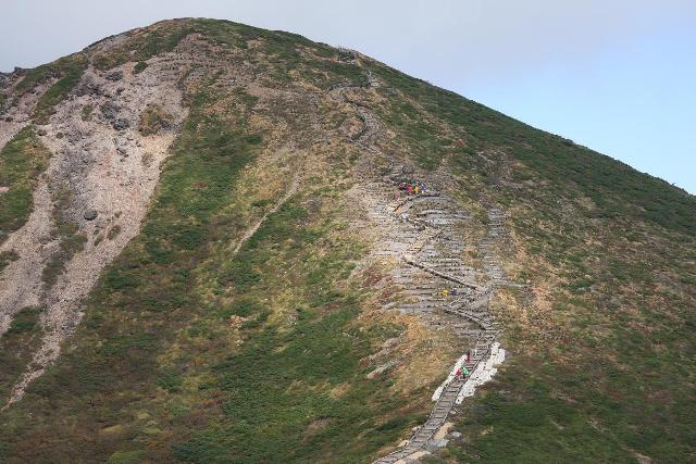 タイトル　井戸岳植生復元作業地