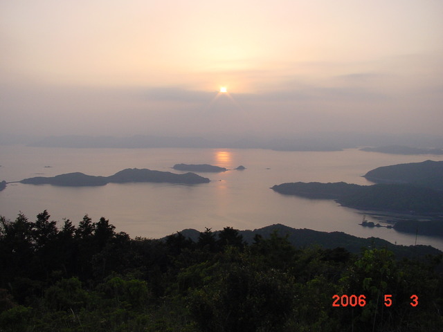 タイトル　多島海景観（御所浦島烏峠より）