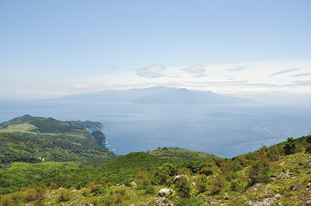 古岳登山道から見る屋久島 の写真