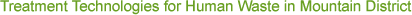 Treatment Technologies for Human Waste in Mountain District