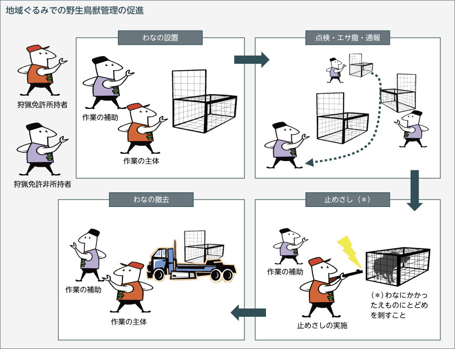 地域ぐるみでの野生鳥獣管理の促進