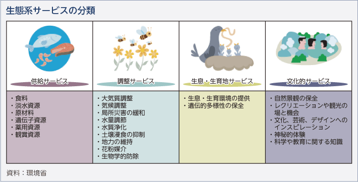 生態系サービスの分類