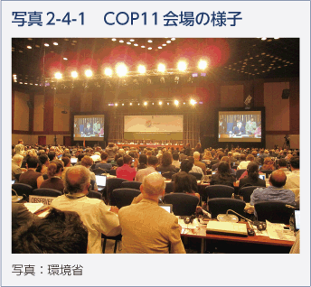 写真2-4-1　COP11会場の様子