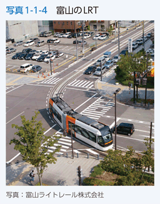 写真1-1-4　富山のLRT