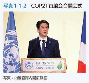 写真1-1-2　COP21首脳会合開会式