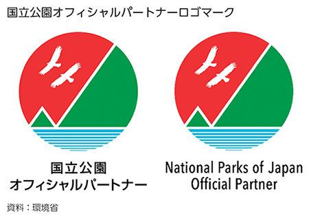 国立公園オフィシャルパートナーロゴマーク