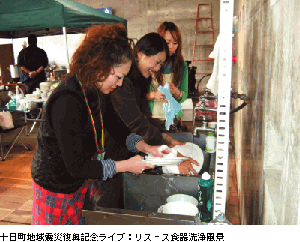 コラム19	十日町地域震災復興記念ライブ：リユース食器洗浄風景