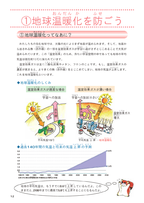 平成１５年版子ども環境白書（２１世紀、どんな環境問題があるの？：地球温暖化を防ごう）