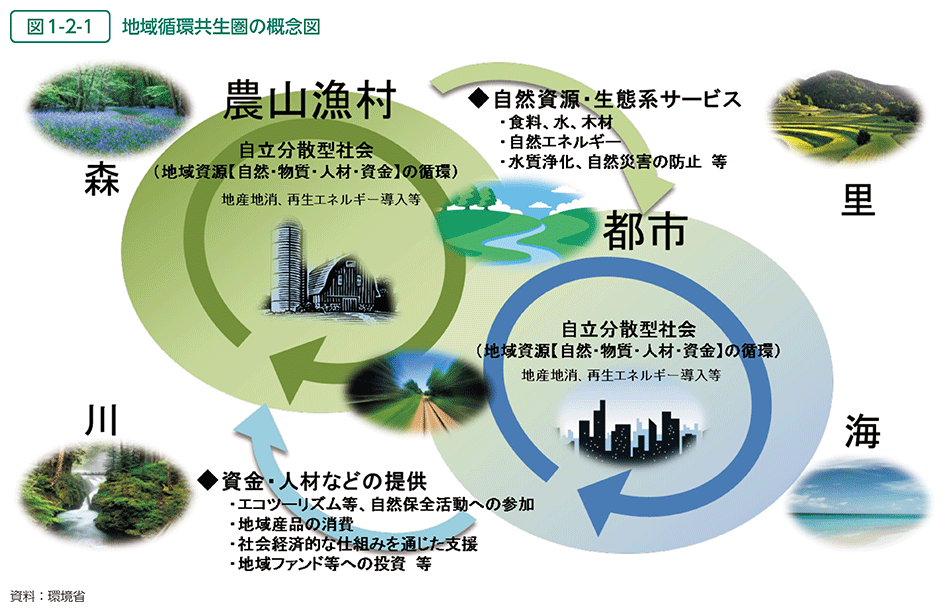 図1-2-1　地域循環共生圏の概念図