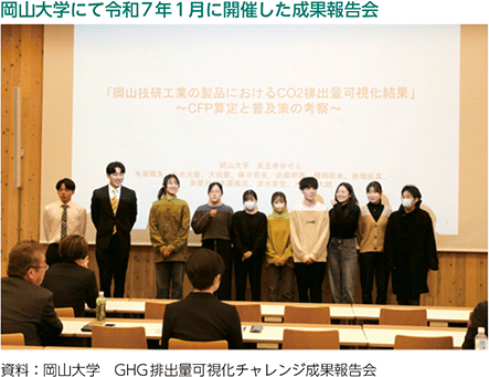 岡山大学にて令和7年1月に開催した成果報告会