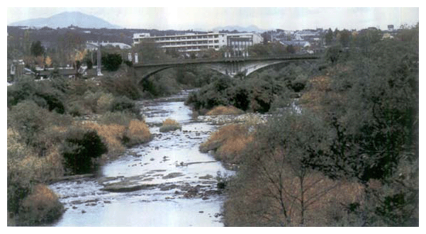 仙台市内を流れる広瀬川