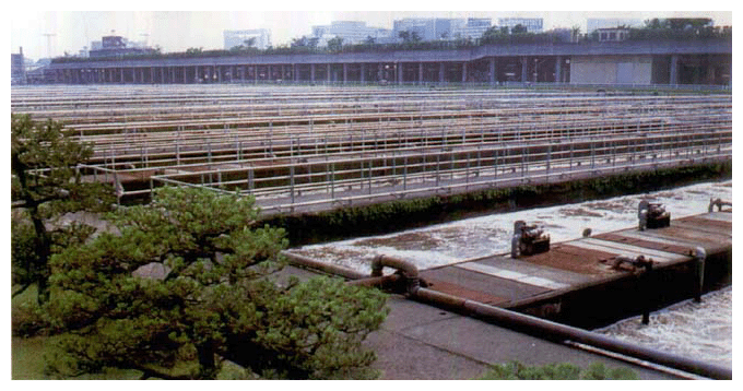 東京都の下水処理場（昭和59年）