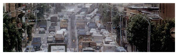 幹線道路の交通渋滞