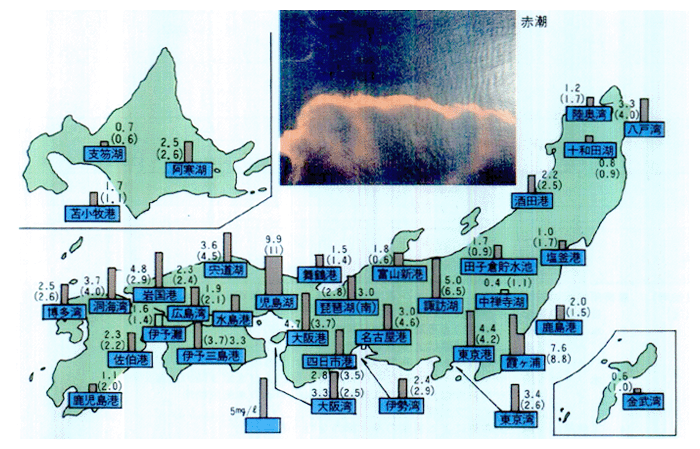 ■主要湖沼・内海の水質汚濁状況（昭和60年度）