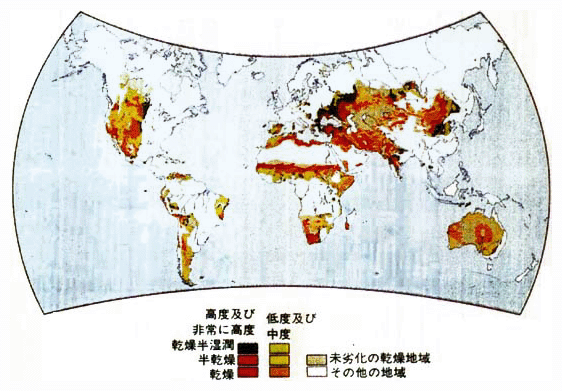 脆弱な乾燥地域における土壌劣化