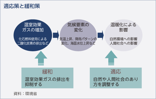 適応策と緩和策