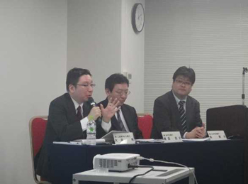 (左)大高 明氏(中)植田 亮介氏(右)島 健治氏