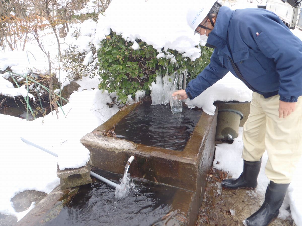 写真：採水地点の例（葛尾村）