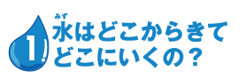 水はどこからきてどこにいくの？