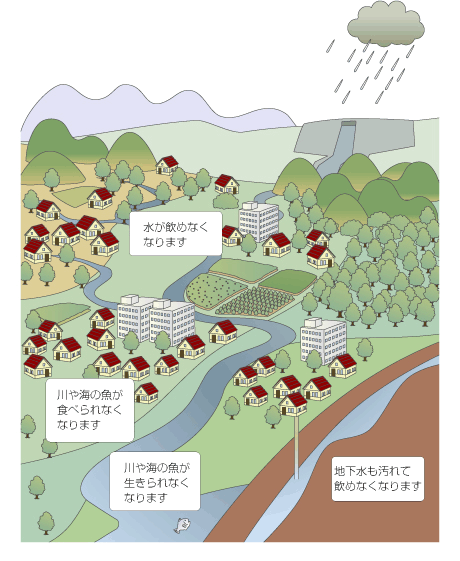 水がきたないと…水の循環にも大きな影響が