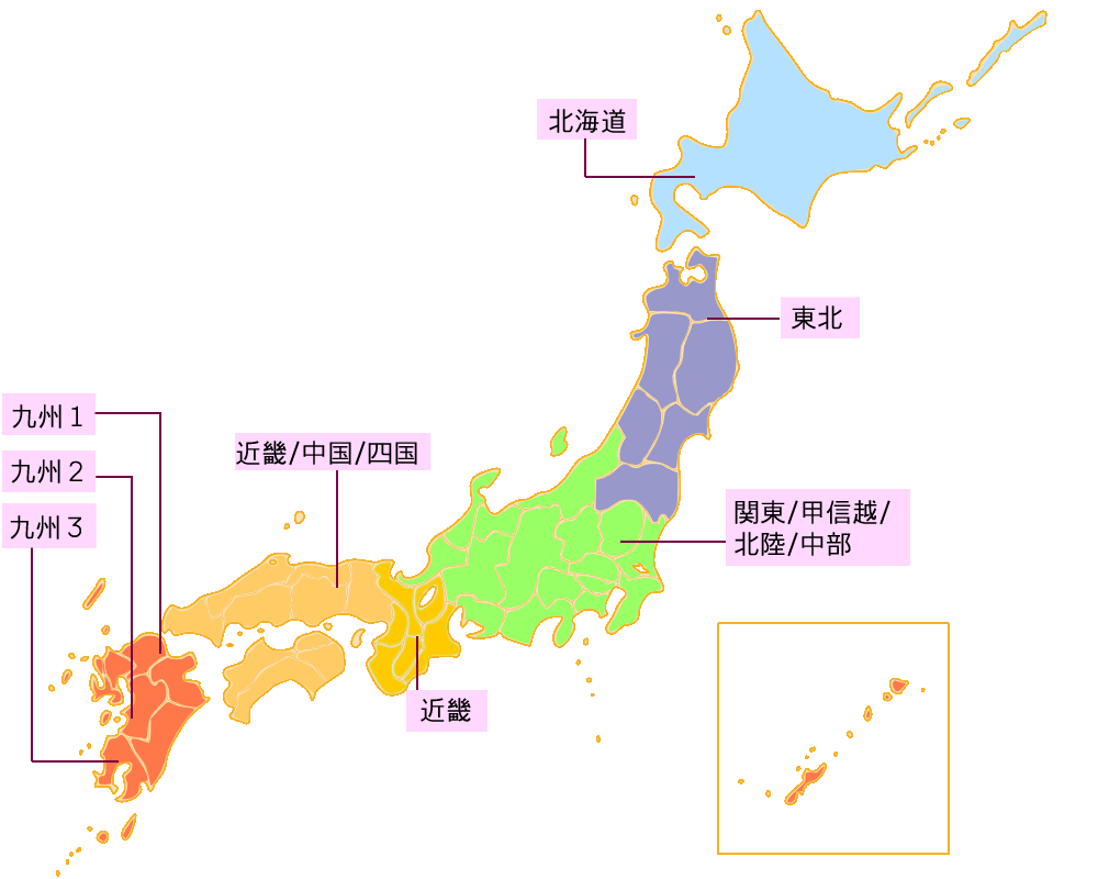 日本地図