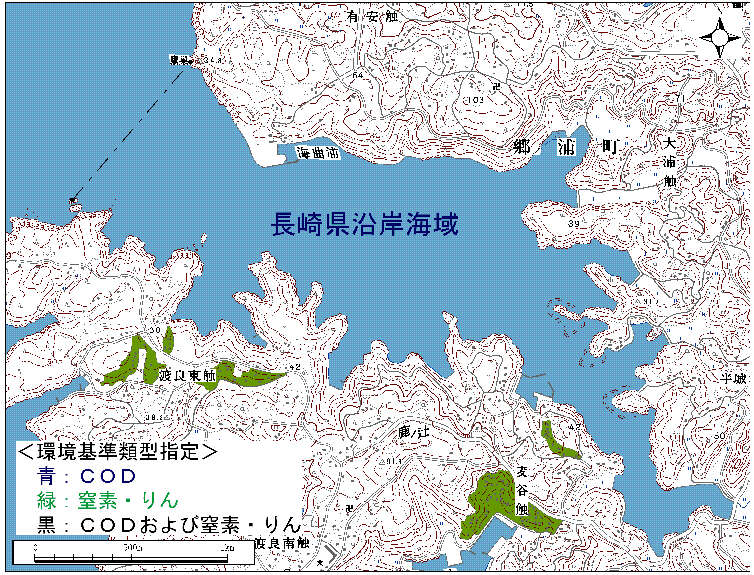 半城湾環境基準類型の指定